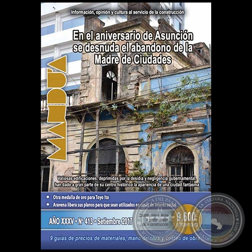 MANDU'A Revista de la Construcción - Nº 413 - SETIEMBRE 2017